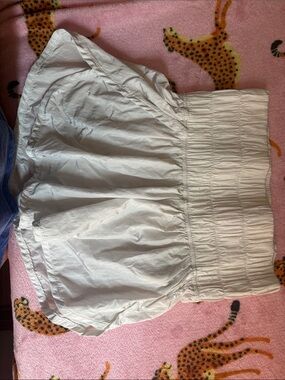 white free people shorts